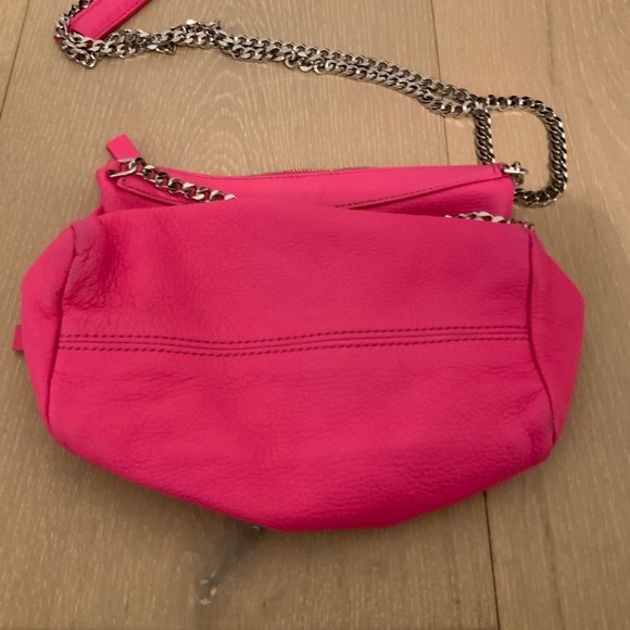 Givenchy Hot Pink Mini Pandora Saks Silver Hardware - Picture 4 of 17